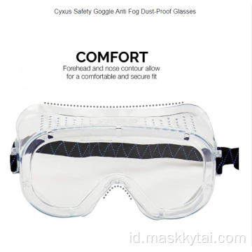 Goggle Keselamatan Medis Bernapas